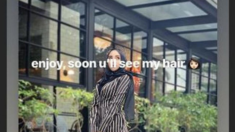 salmafina lepas hijab