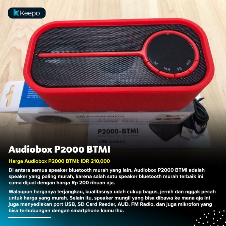 Audiobox P2000 BTMI bluetooth speaker