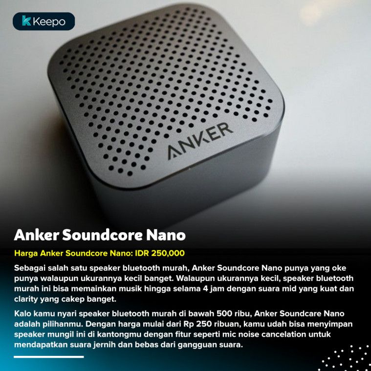Anker Soundcore Nano bluetooth speaker