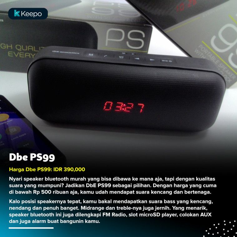 Dbe PS99 bluetooth speaker