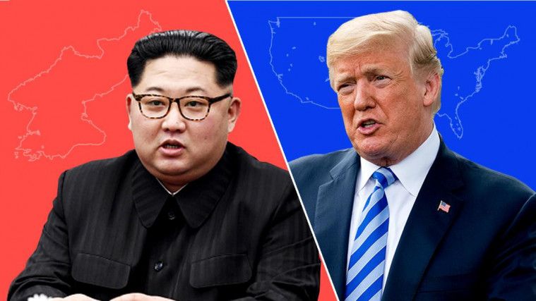 Kim Jong Un dan Donald Trump