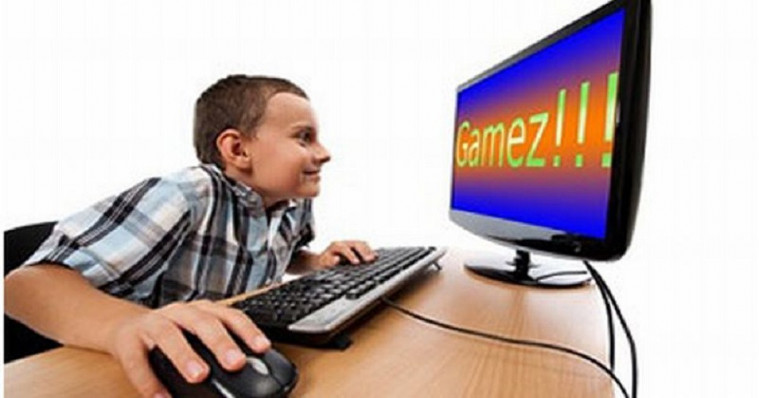 Ilustrasi bermain game