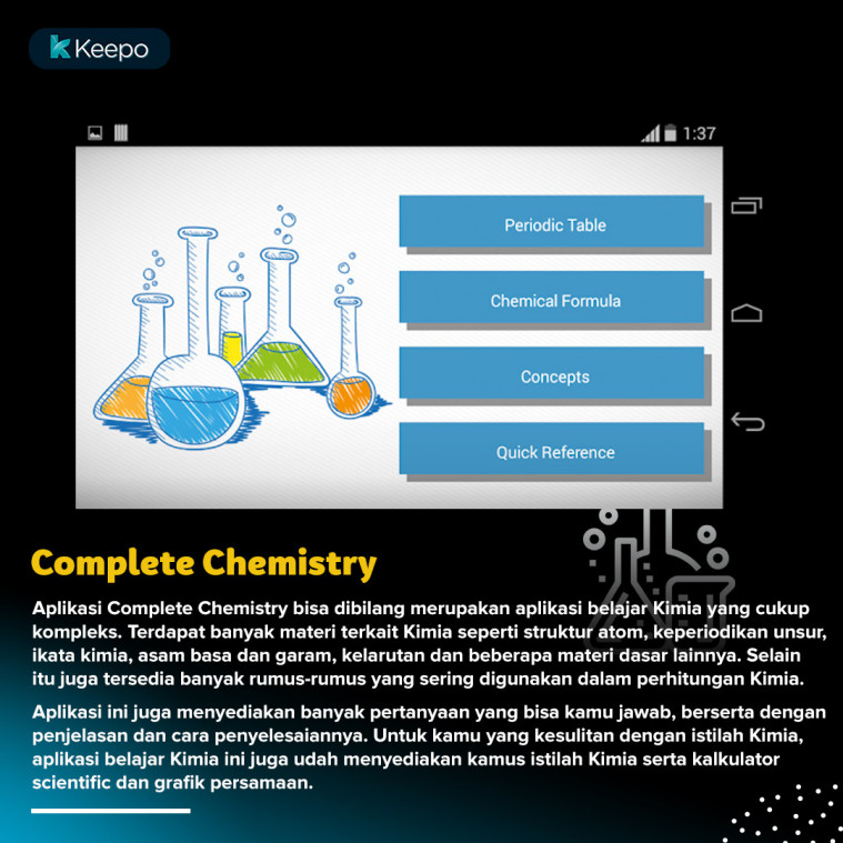 7 Aplikasi Belajar Kimia Terbaik yang Mudah dan Menyenangkan