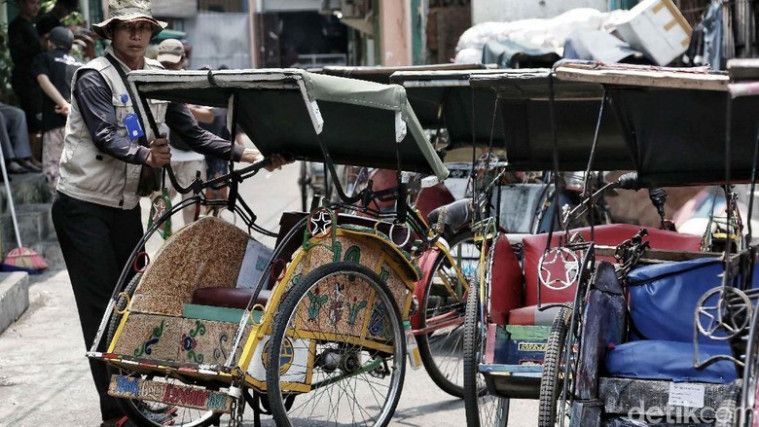Ilustrasi tukang becak