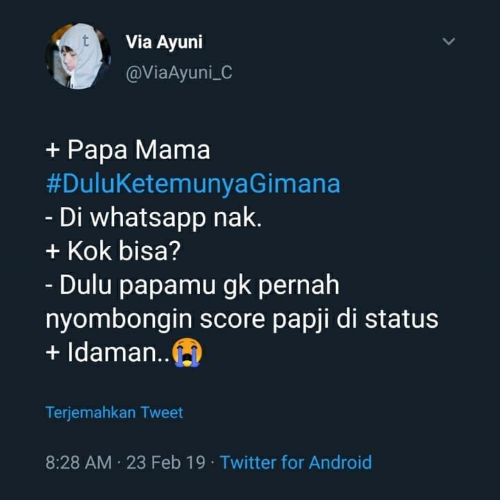 papa mama bertemu