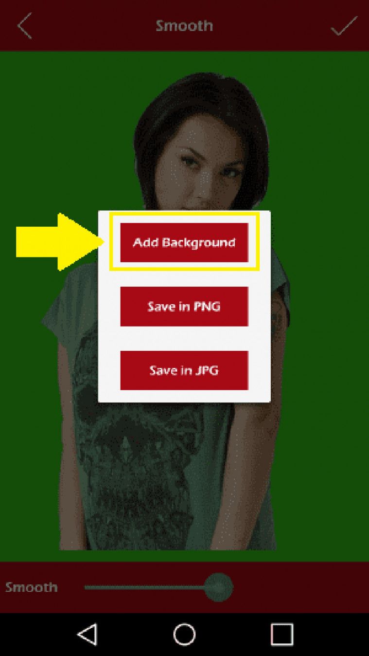 Ilustrasi mengedit foto background
