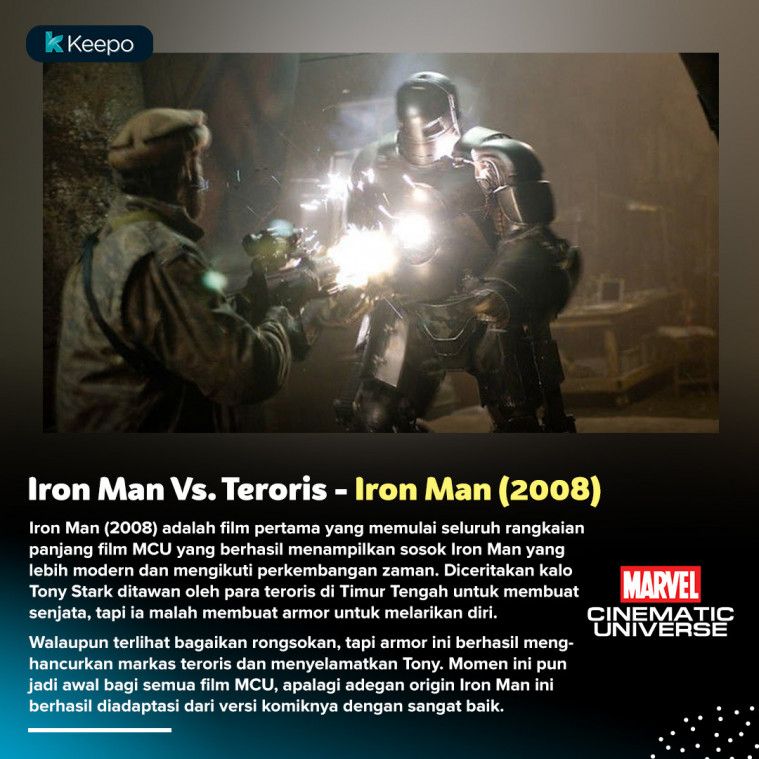 adegan pertarungan film marvel
