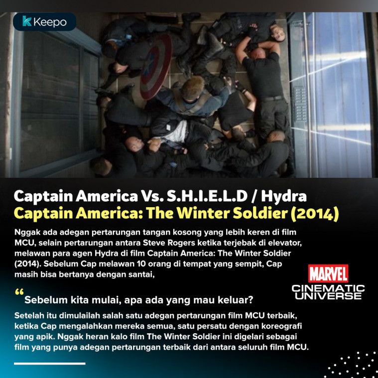 adegan pertarungan film marvel