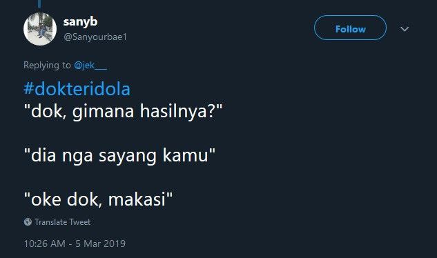 drama pasien vs dokter