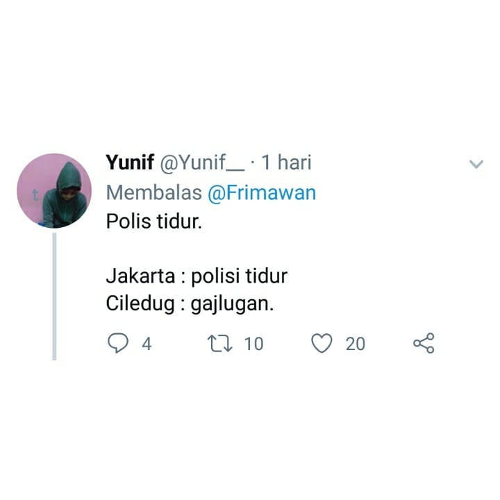 Beda bahasa orang Jakarta sama pinggiran