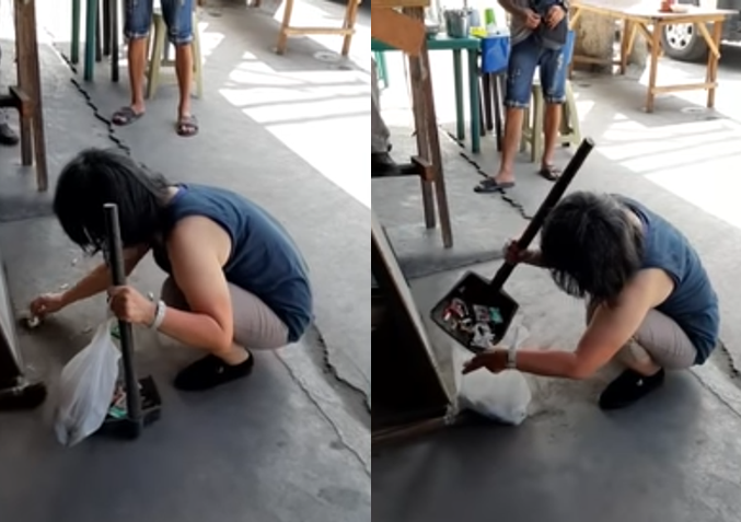 Turis Jepang bersihkan sampah usai ditolong