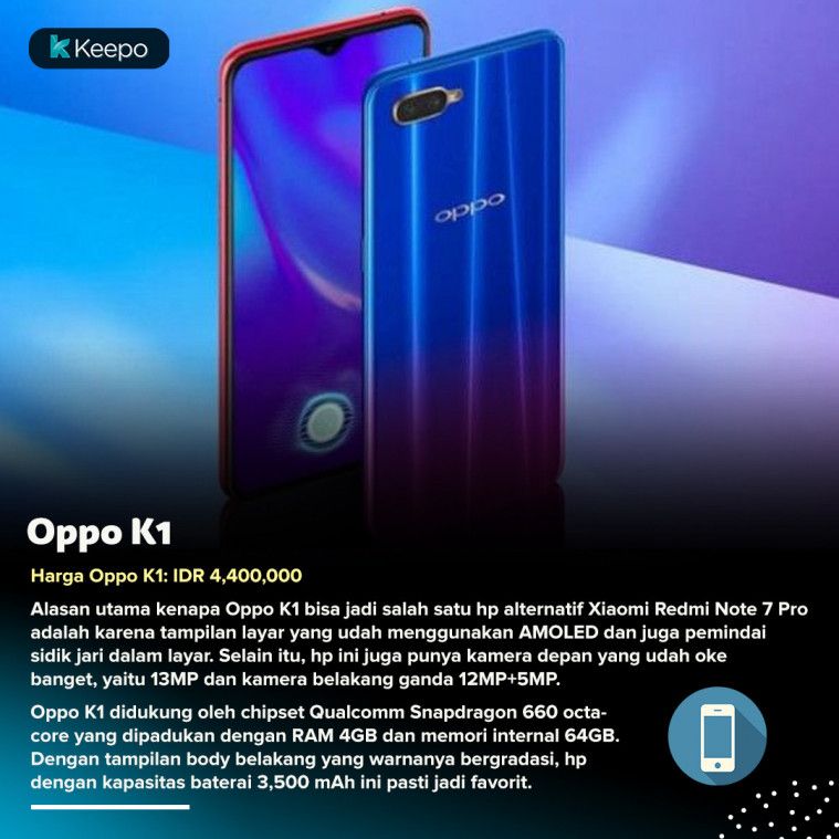 6 Alternatif HP Xiaomi Redmi Note 7 Pro yang Bisa Kamu Beli