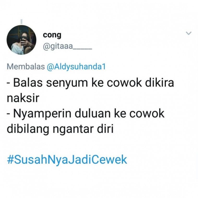 Nyemperin cowok duluan bukan berarti murahan