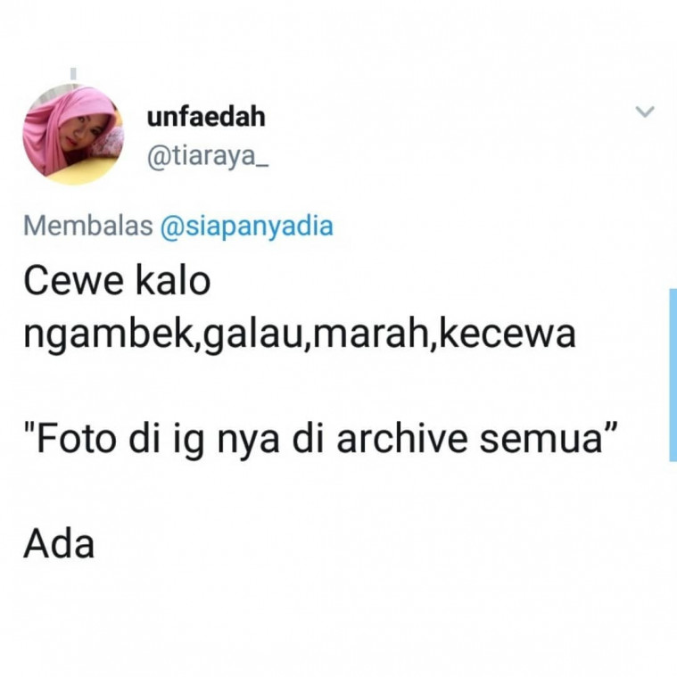 Kalo cowo dan cewe marah