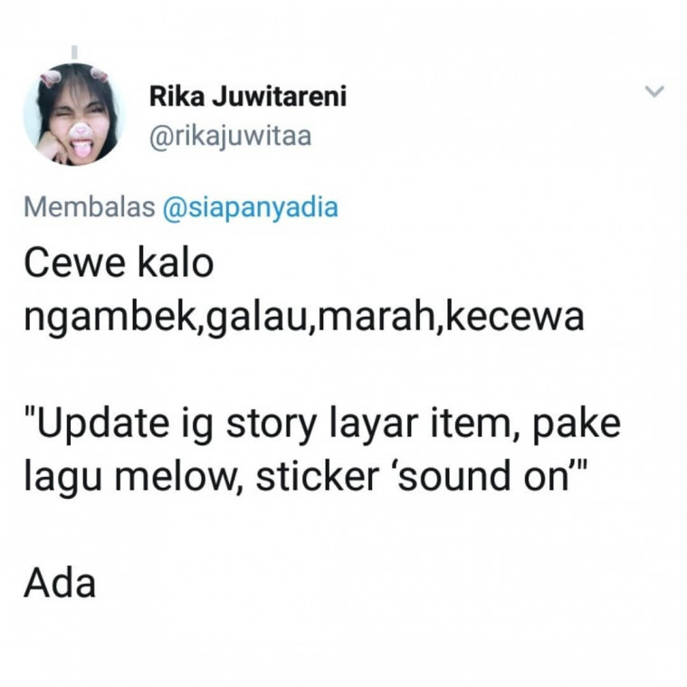 Kalo cowo dan cewe marah