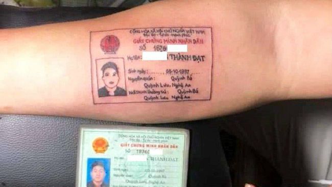 Sering Lupa Cowok Ini Bikin Tatto Ktp Di Lengannya