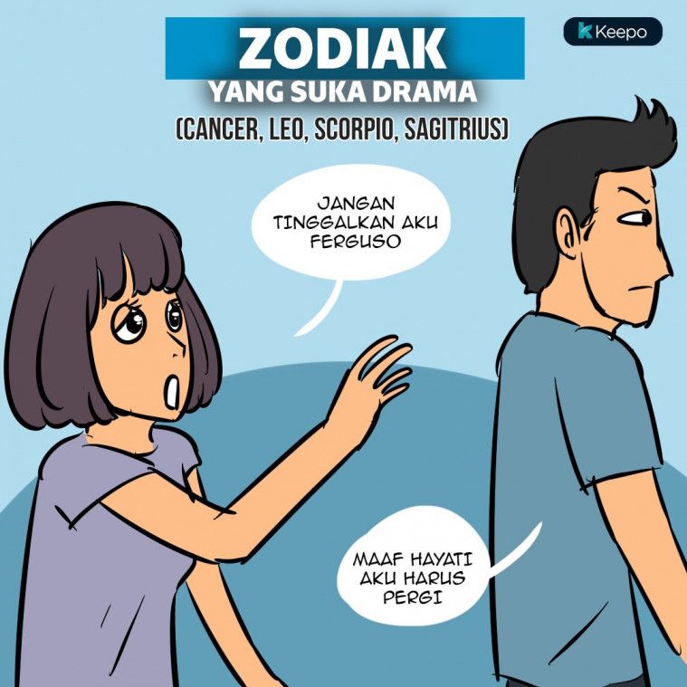 Ilustrasi zoddiak paling drama