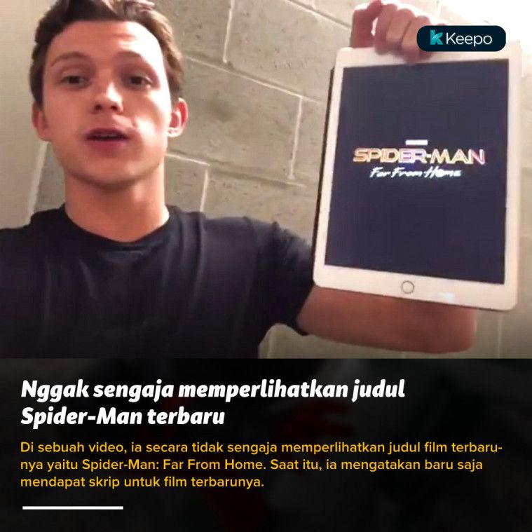 Tom Holland Spoilerman