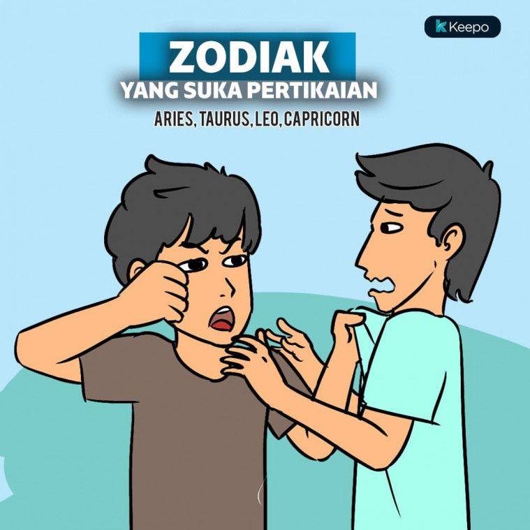 Ilustrasi zodiak suka bertikai