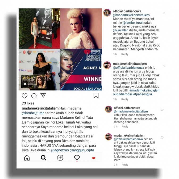 Tata Liem vs Barbie Nouva