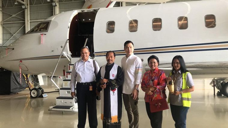 jet pribadi sandra dewi