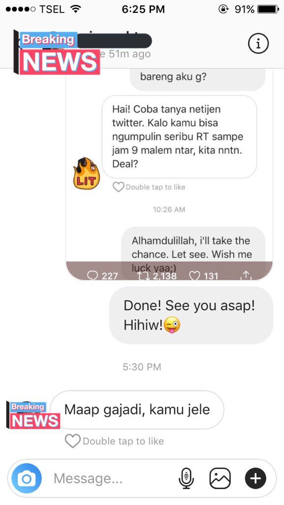 Meluluhkan hati gebetan