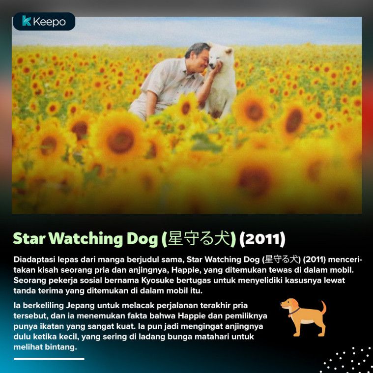 6 Film  Anjing  Jepang Mengharu Biru  Wajib Ditonton Dog Lovers