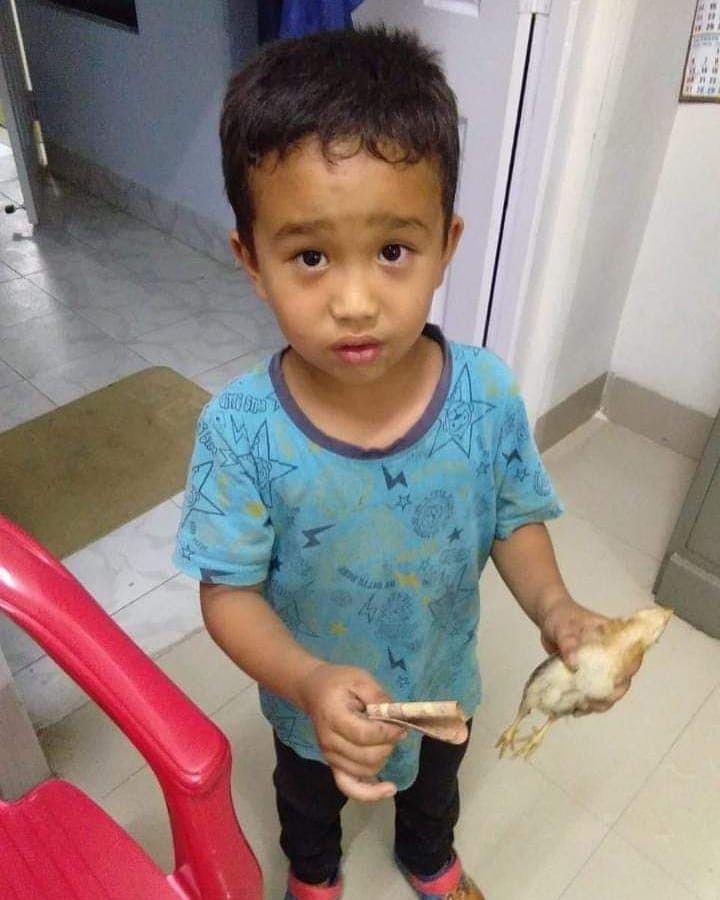 Mengantar ayam ke rumah sakit