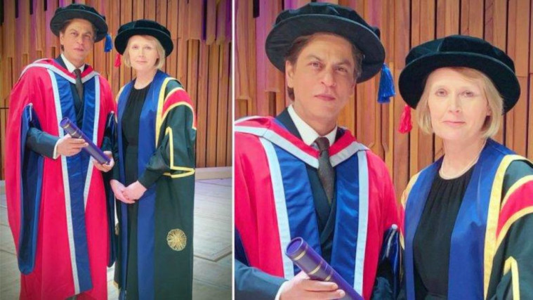 Shahrukh Khan mendapatkan gelar doktor