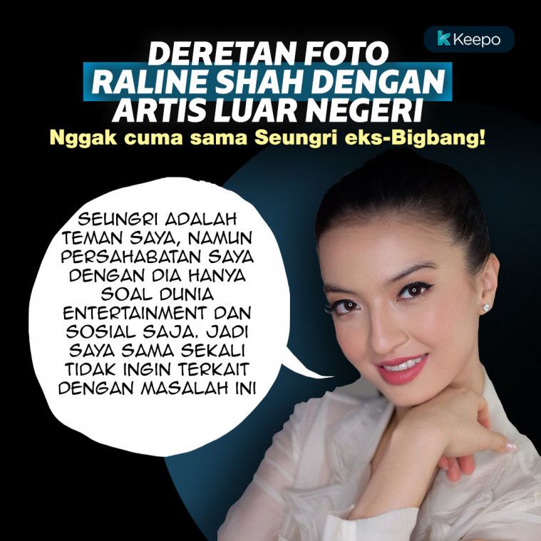 Deretan Foto Raline Shah dengan Artis Luar Negeri