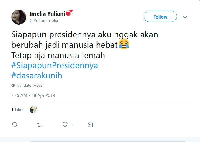 Siapa Pun Presidennya, Inilah 15 Harapan Kocak Netizen Setelah Ikut Mencoblos