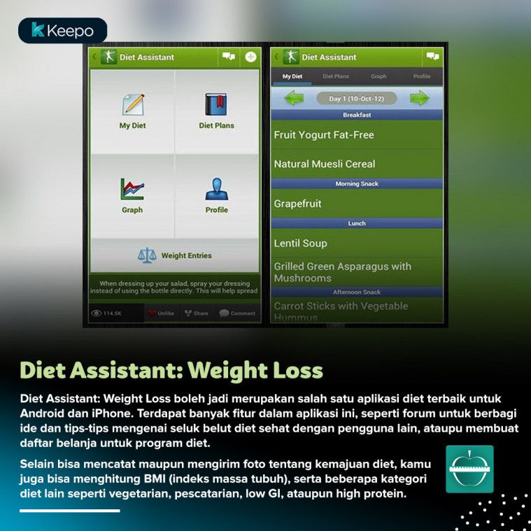 aplikasi diet terbaik Diet Assistant: Weight Loss