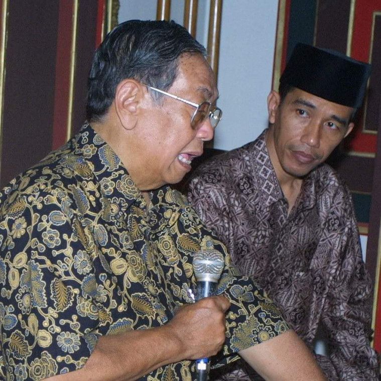 Jokowi bersama Gus Dur
