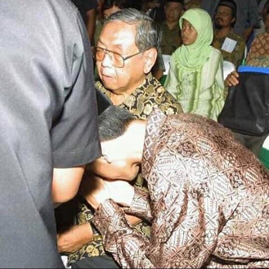 Jokowi bersama Gus Dur