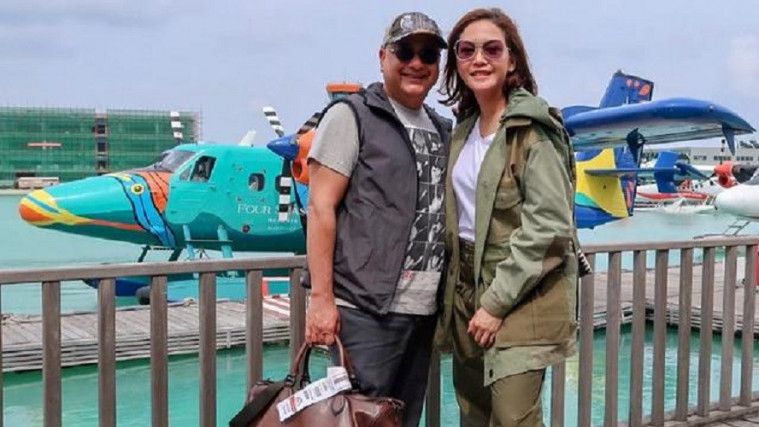 Maia Estianty dan suami