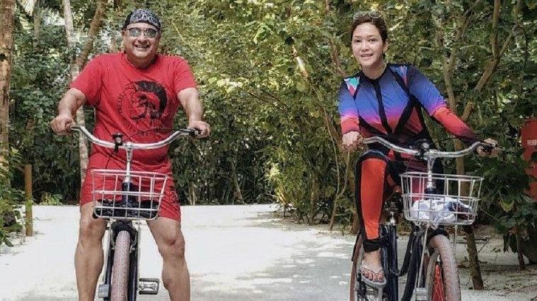 Maia Estianty dan suami