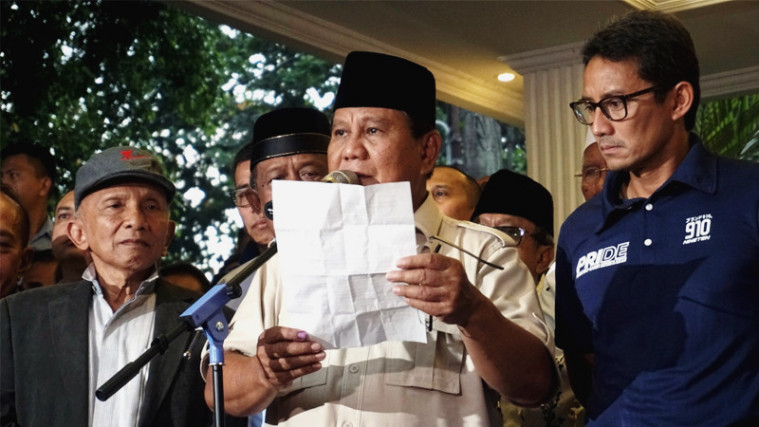 Demokrat Bantah Berikan Survei Kemenangan 62 Persen Prabowo
