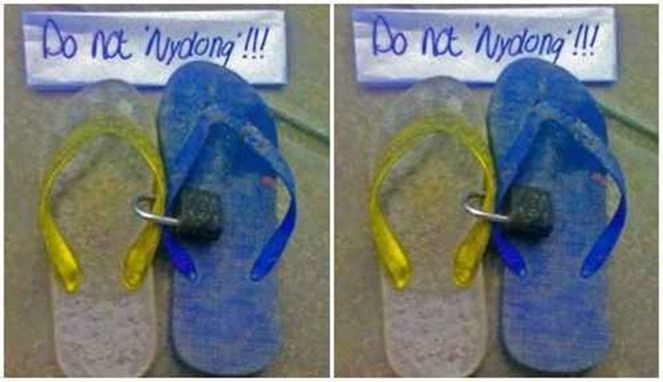 sandal anti maling saat tarawih