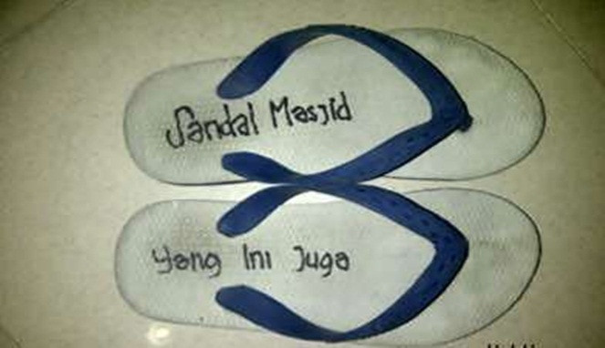 sandal anti maling saat tarawih