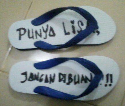 sandal anti maling saat tarawih
