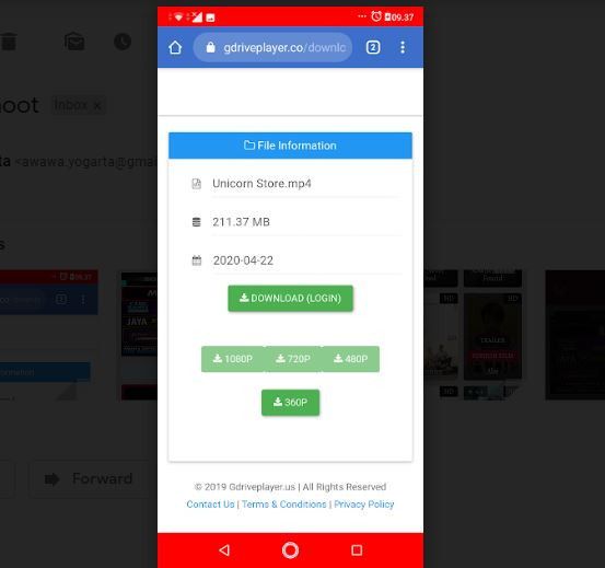cara download film di hp