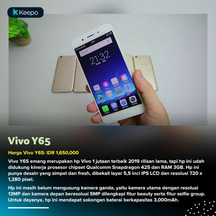 6 HP Vivo 1 Jutaan Terbaik 2019 Anti Murahan