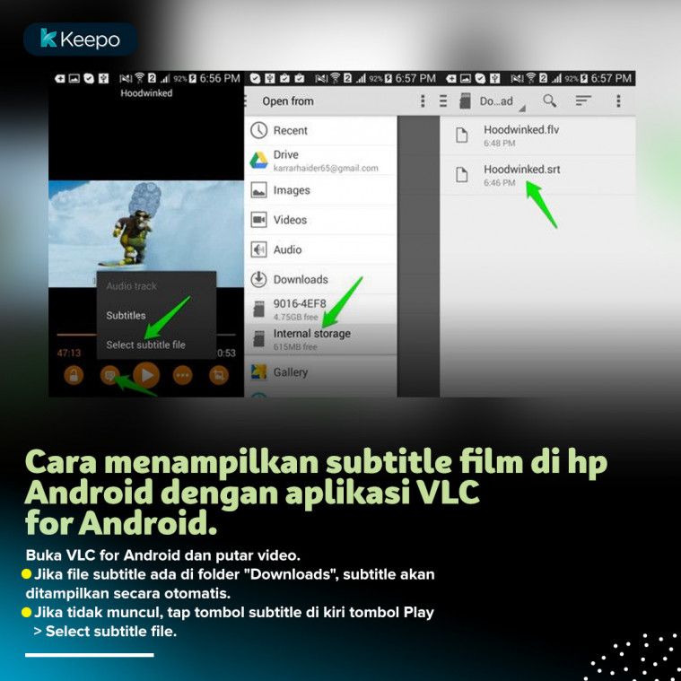 Cara Menampilkan Subtitle Film Di Hp Android Dengan Mudah