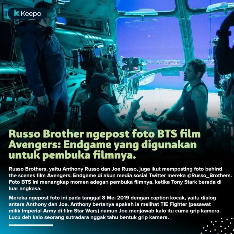 9 Momen Foto Behind the Scenes Film Avengers: Endgame