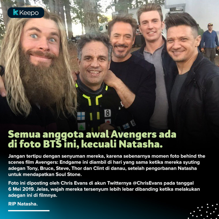 9 Momen Foto Behind the Scenes Film Avengers: Endgame