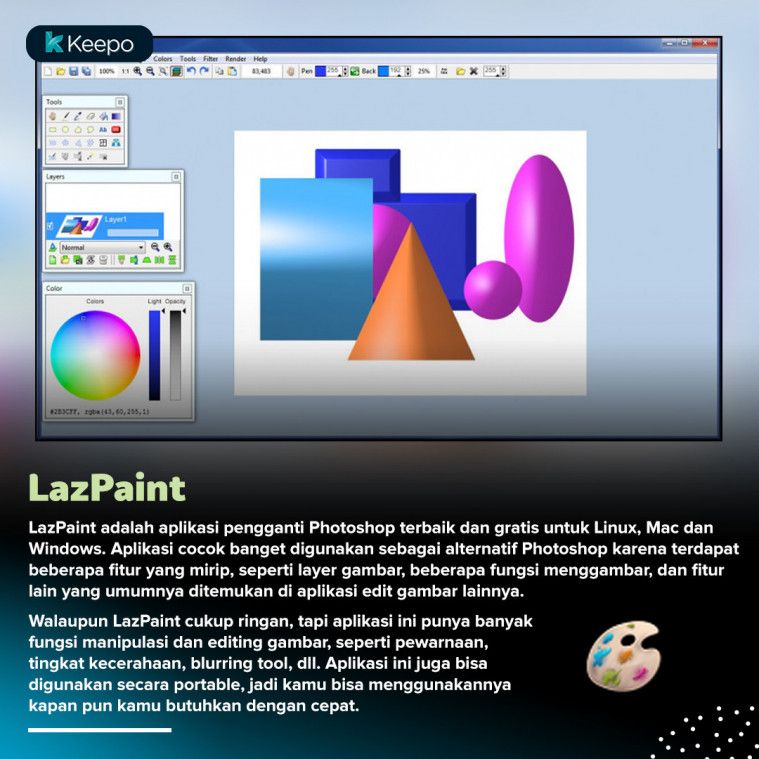 6 Aplikasi Pengganti Photoshop Terbaik untuk Linux