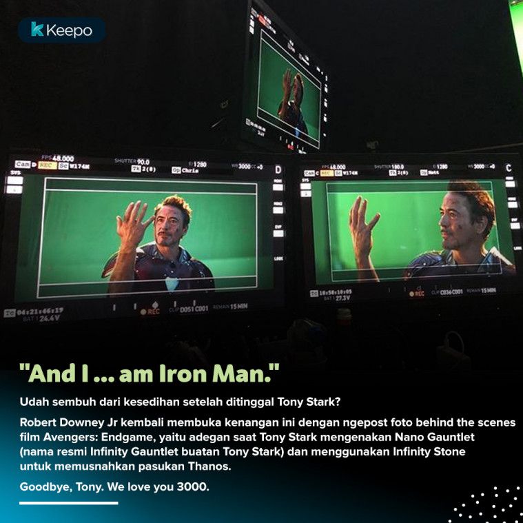 9 Momen Foto Behind the Scenes Film Avengers: Endgame