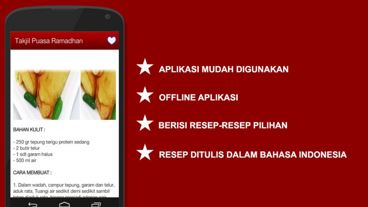 Aplikasi resep makanan terbaik 1