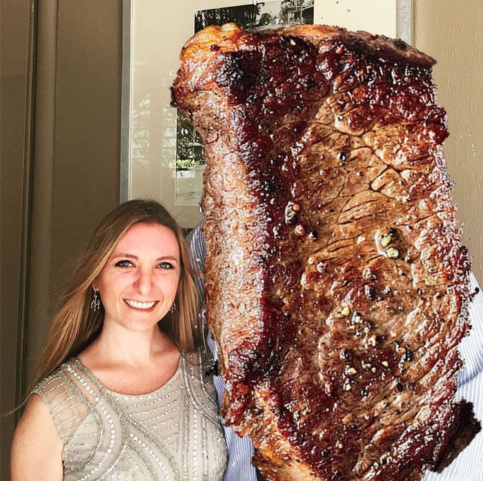 steak jumbo untuk tutupi mantan
