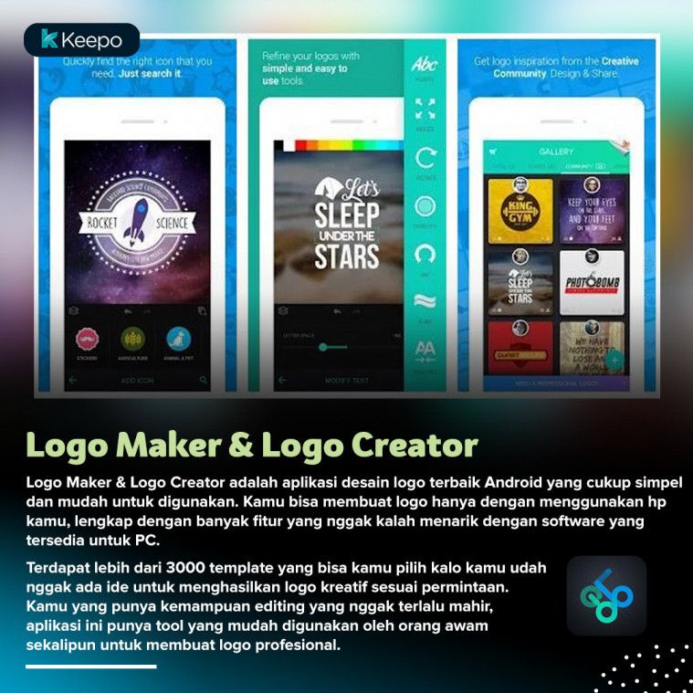 6 Aplikasi  Desain  Logo  Terbaik di Android Mudah dan Gratis